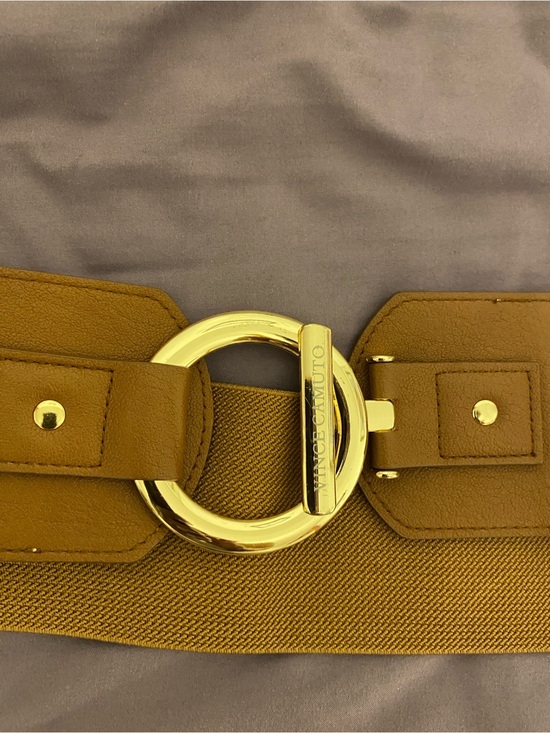 Vince Camuto Black & Brown Elastic Belts with Gold-Tone Signature Buckle main image 9
